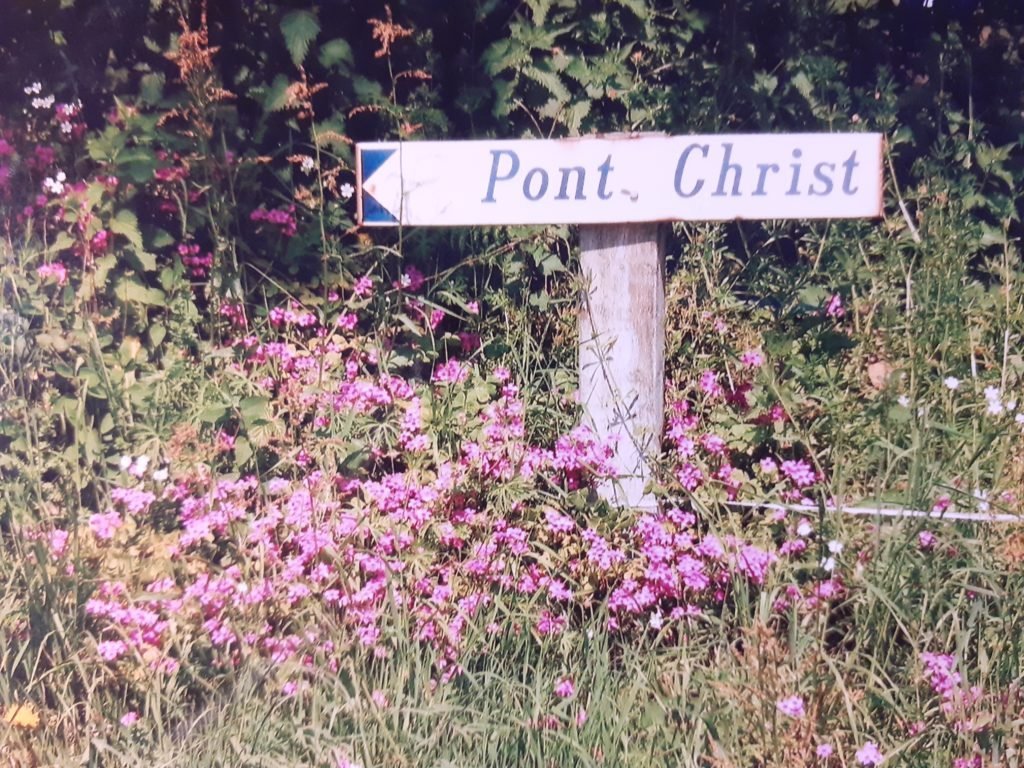 panneau indicateur Pont-Christ